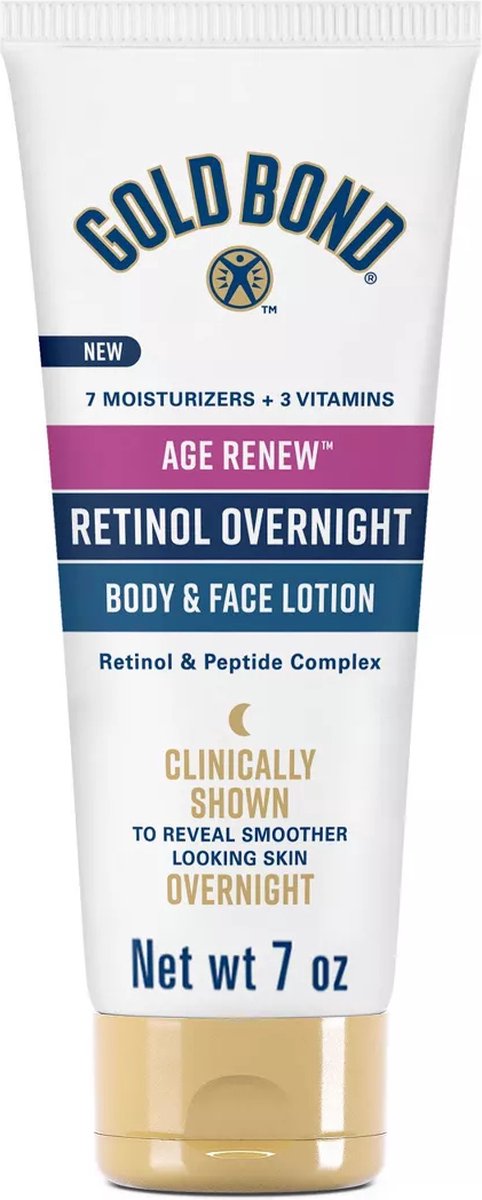 Gold Bond - Age Renew Retinol Nachtelijke Body &amp; Gezichtslotion - 198g