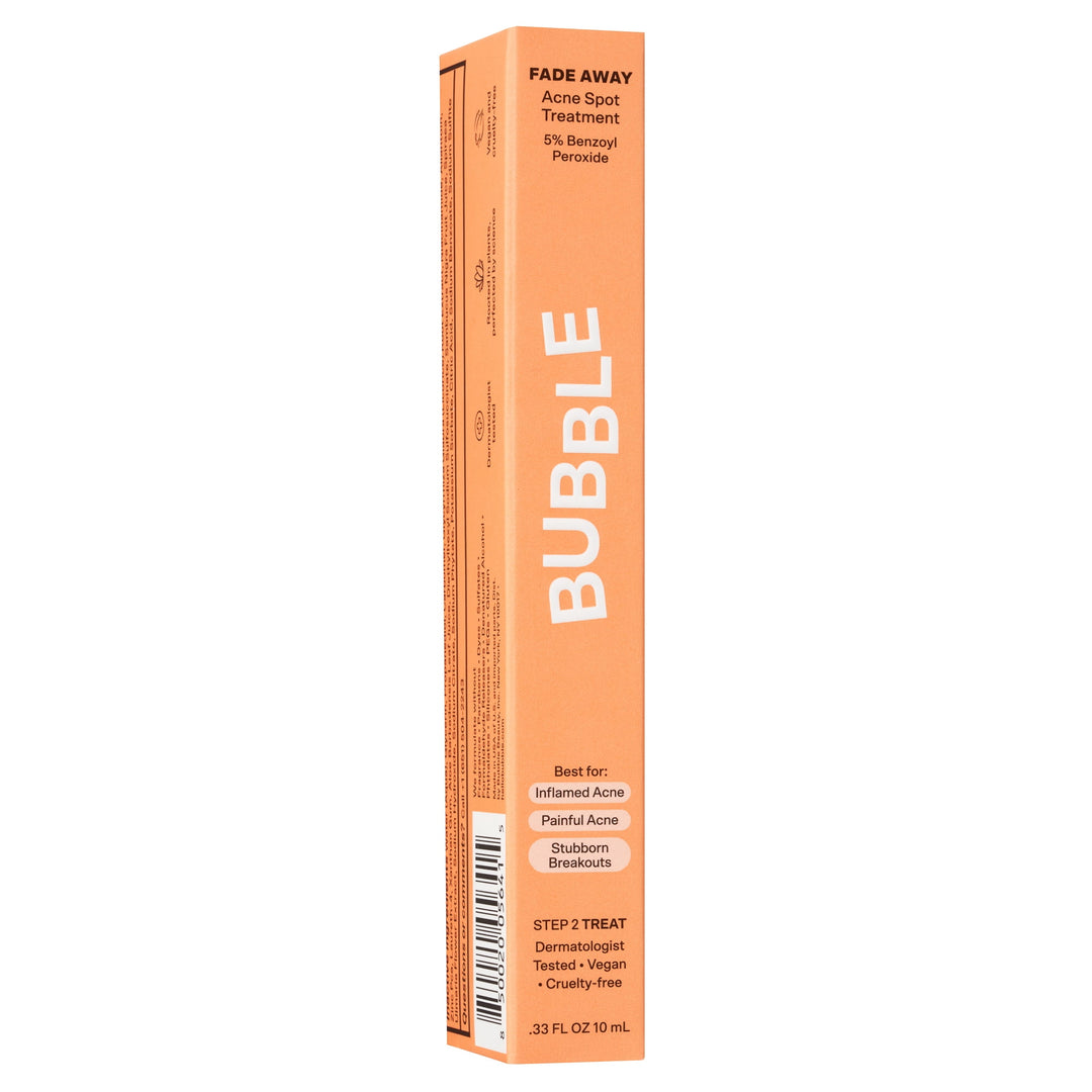 Bubble - Fade Away 5% Benzol Peroxide Acne Spot Treatment - Puistjes - Acnelittekens -  10ml