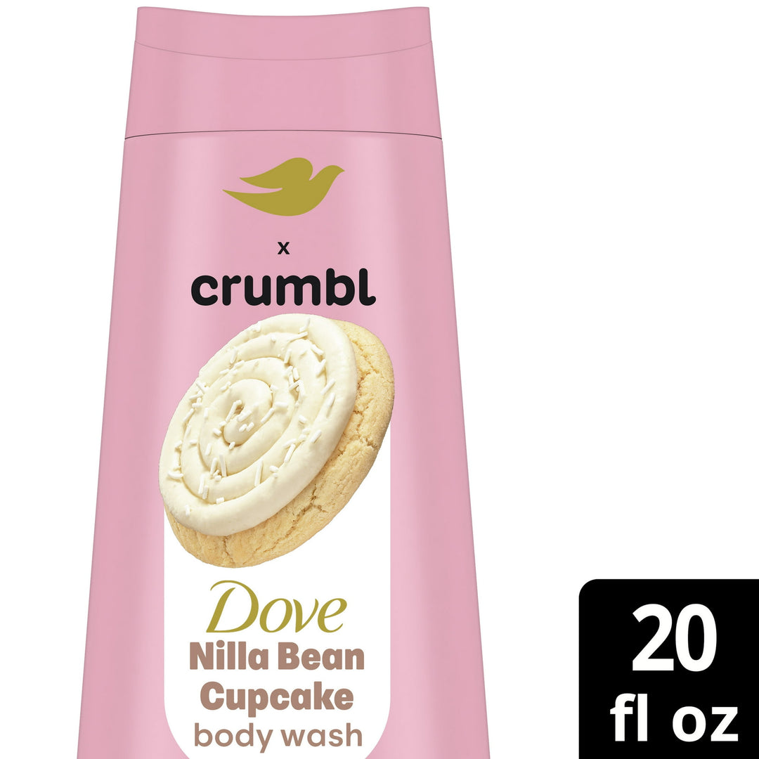 Dove x Crumbl - Moisturizing Liquid Body Wash Nilla Bean Cupcake