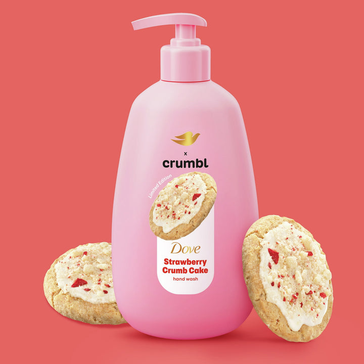 Dove x Crumbl Moisturizing Liquid Hand Wash Strawberry Cookie