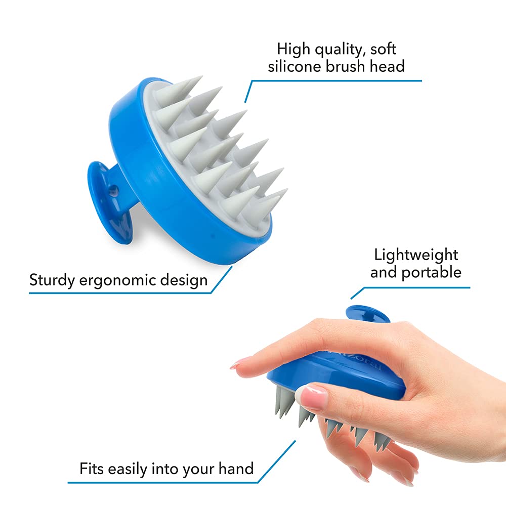 Nizoral Hair Shampoo Brush Soft Silicone Scalp Massager