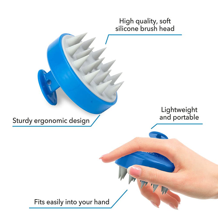 Nizoral Hair Shampoo Brush Soft Silicone Scalp Massager
