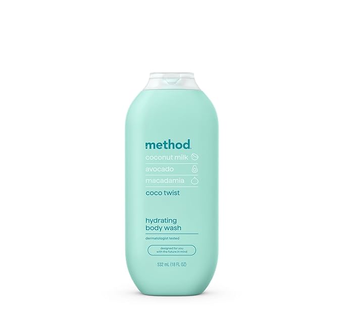 Gel douche Method - Coco Twist, notes de lait de coco, d'avocat et de macadamia - 532 ml