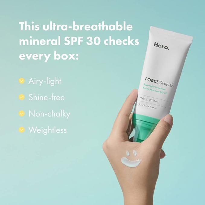 Hero Cosmetics - Force Shield Superlight Sunscreen SPF 30