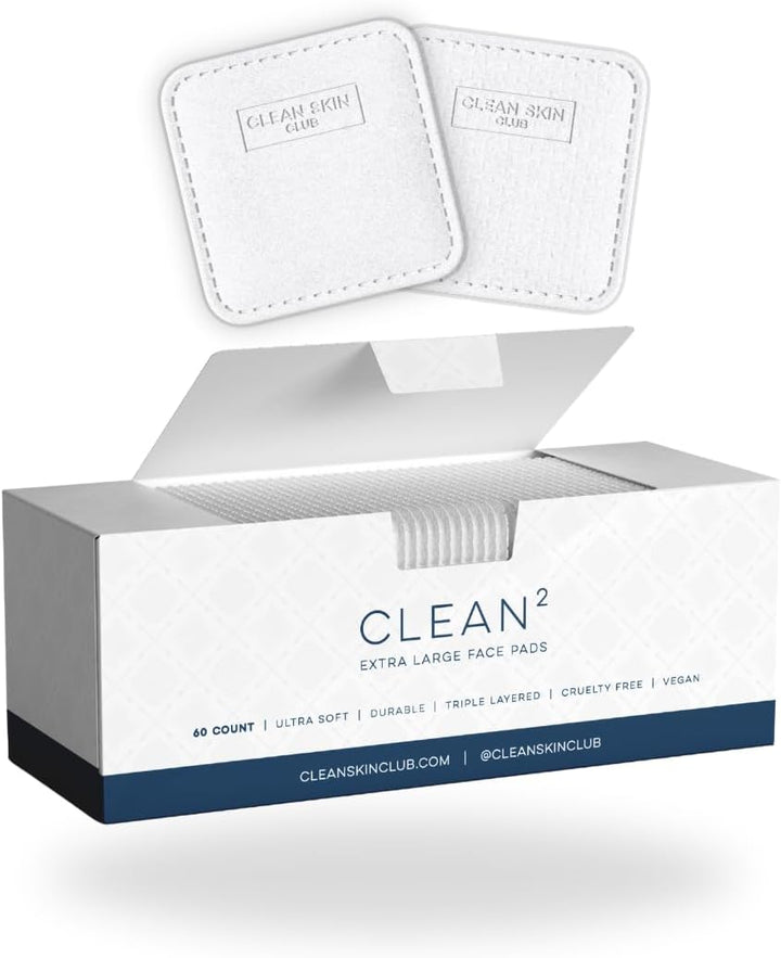 Clean Skin Club Clean² Pads 2.0 Organic Triple-Layer Face Pads