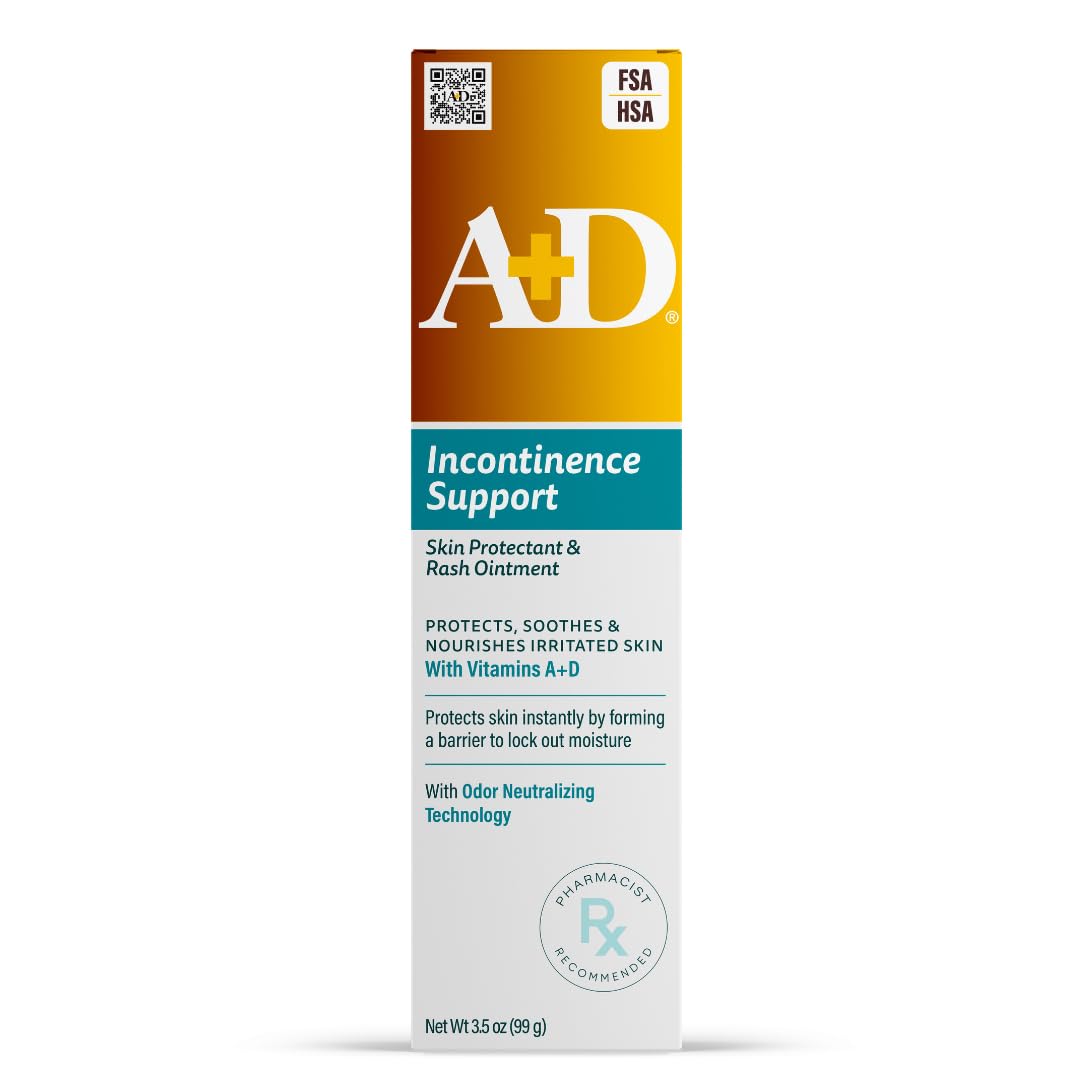 A+D Incontinence Support Skin Protectant & Rash Ointment