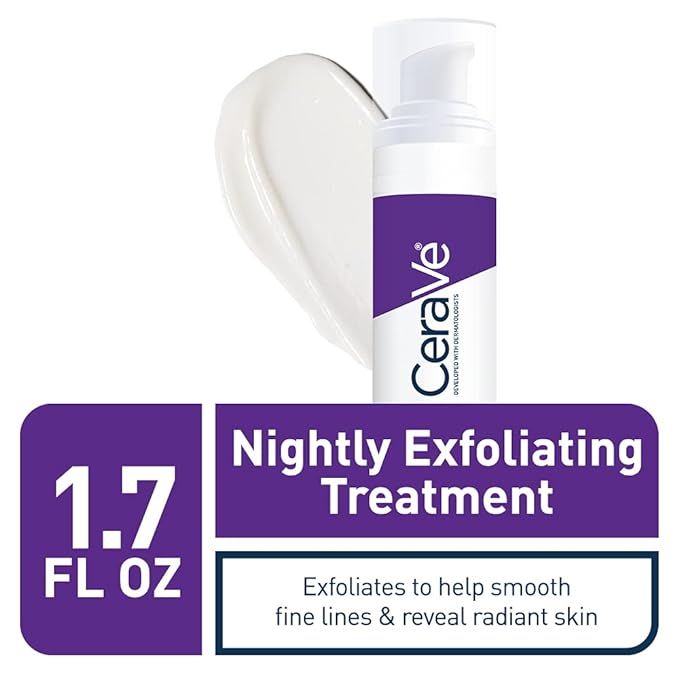 CeraVe - Huidvernieuwende nachtelijke exfoliërende behandeling - Anti-aging gezichtsserum - 50 ml