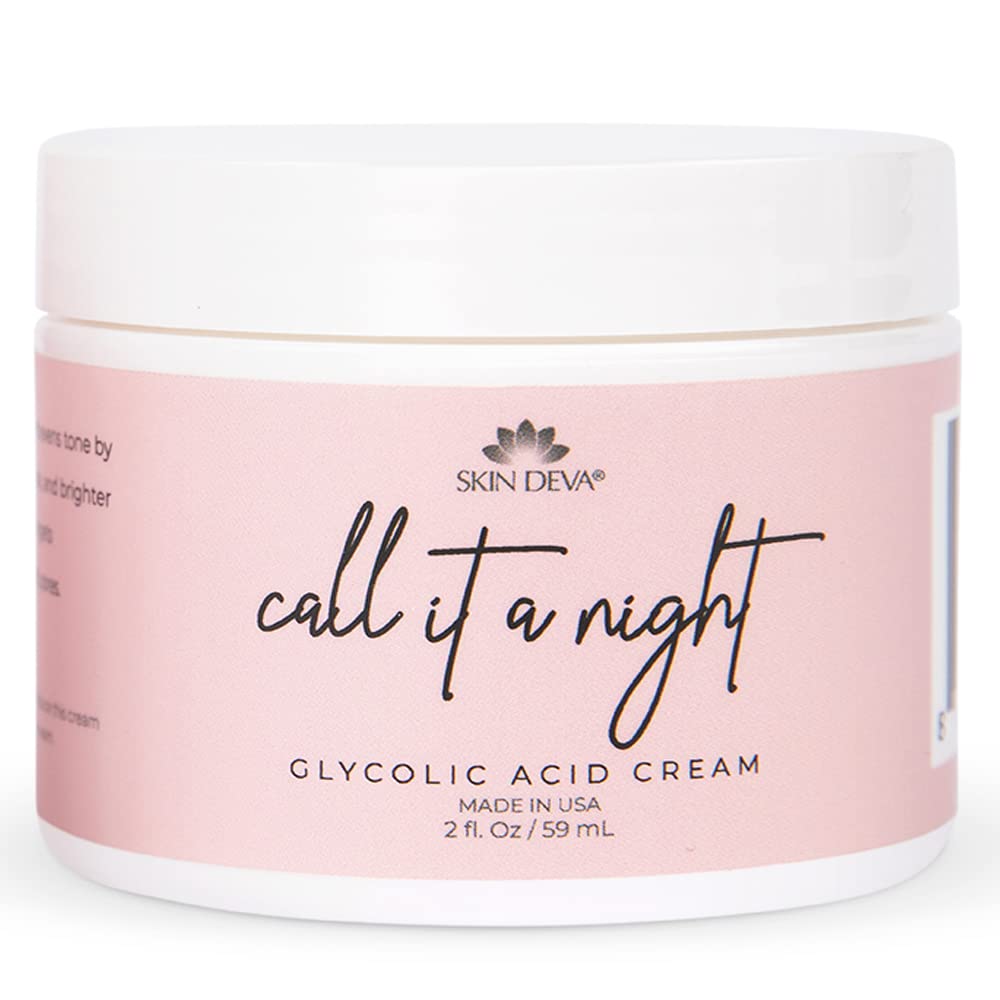 Skin Deva Glycolic Acid Cream Brighten, Smooth & Refine Overnight