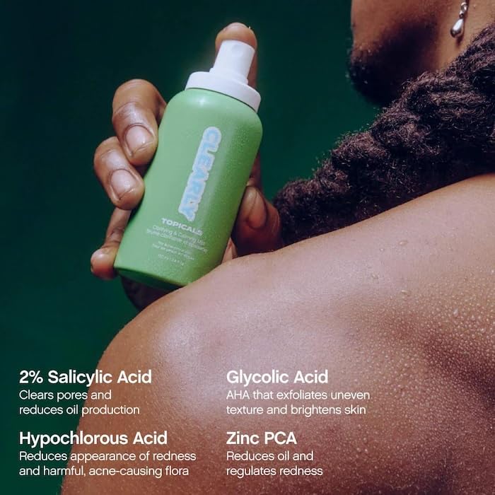 Topicals - Clearly Acne Clarifying + Calming Mist for Face & Body - 100ml
