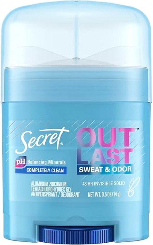 Secret - Outlast Invisible Solid - Completely Clean - 14g