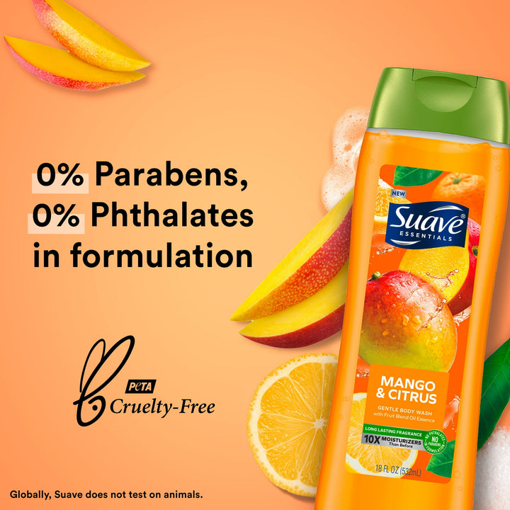 Suave - Mango &amp; Citrus Body Wash -532ml