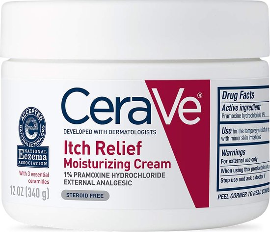 CeraVe Jeukverlichtende Hydraterende Crème - 349g