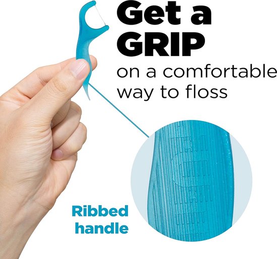 GUM - Advanced Care Flosser Picks - Geavanceerde Flosdraad Picks - 90 Stuks