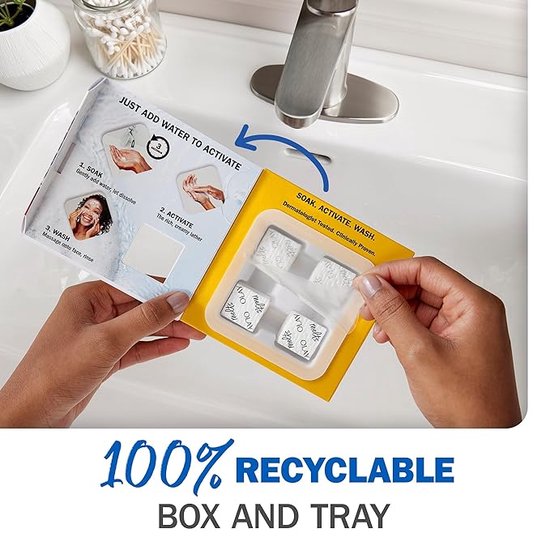 Olay - Cleansing Melts + Vitamine C - Water-geactiveerde dagelijkse gezichtsreiniger - 1x12st