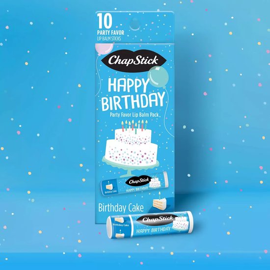 ChapStick - Life Moments Happy Birthday Lippenbalsem - Verjaardagstaart - 10st