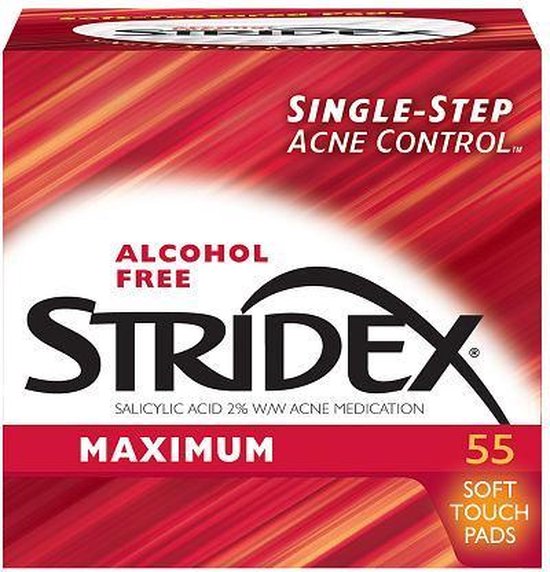 Stridex - Maximum - Alcohol Free - 55 Soft Touch Pads
