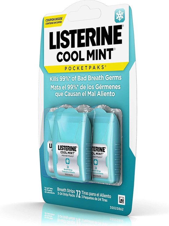 Listerine - Pocketpaks Fresh Breath Strips Mint