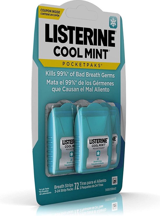 Listerine - Pocketpaks Fresh Breath Strips Mint