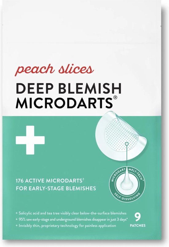 Peach Slices - Diepe vlekjes microdarts - Puistjes onder het oppervlak - 9 stuks