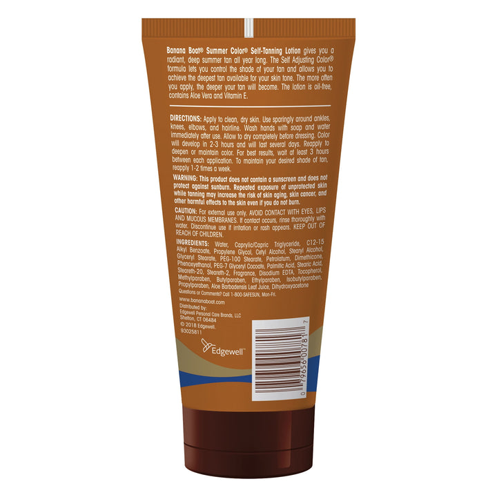 Banana Boat - Summer Color Zelfbruinende Diepe/Donkere Lotion -177ml