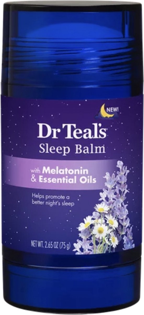 Dr Teal's - Melatonine Slaap Lichaamsbalsem met Lavendel- en Kamille-olie - 75gr 