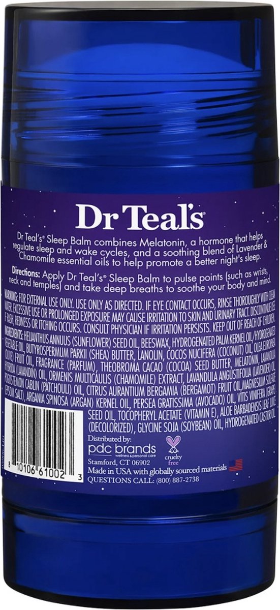 Dr Teal's - Melatonine Slaap Lichaamsbalsem met Lavendel- en Kamille-olie - 75gr 