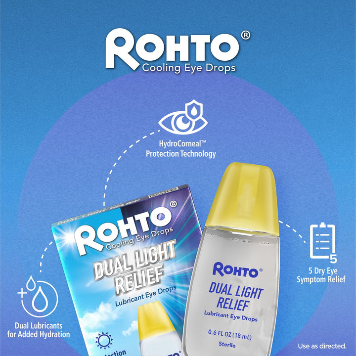 Rohto - Dual Light Relief Hydraterende Oogdruppels