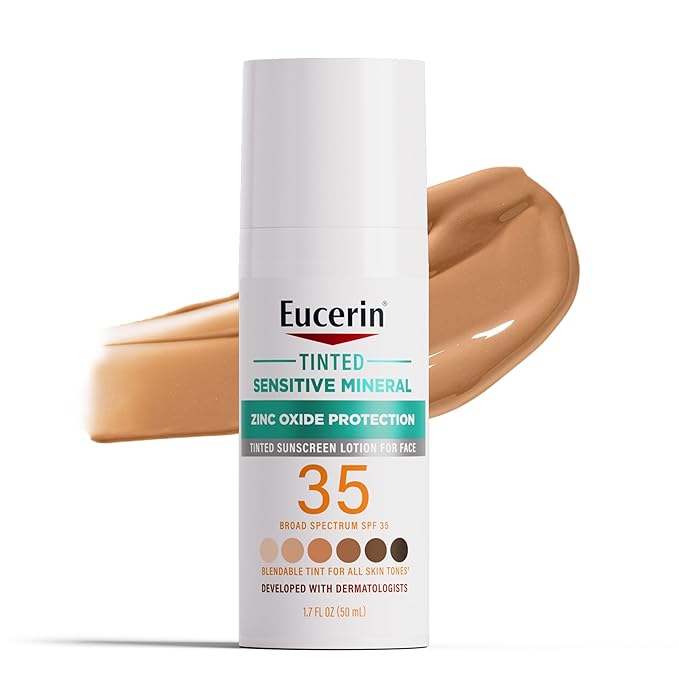 Eucerin - Sun Tinted Sensitive Mineral Face Sunscreen Lotion SPF 35 - 50ml
