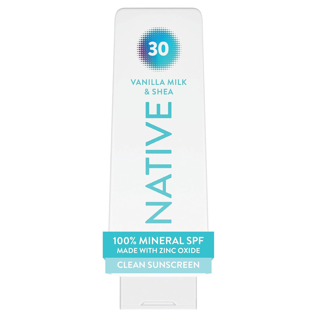 Native Mineral Sunscreen Lotion SPF 30 with Zinc Oxide