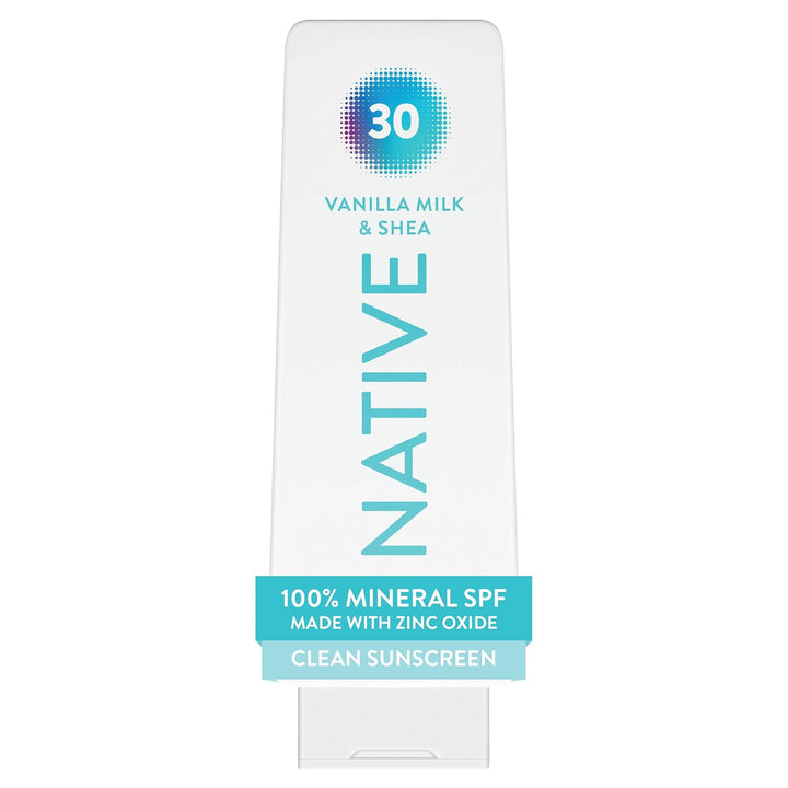 Native Mineral Sunscreen Lotion SPF 30 with Zinc Oxide
