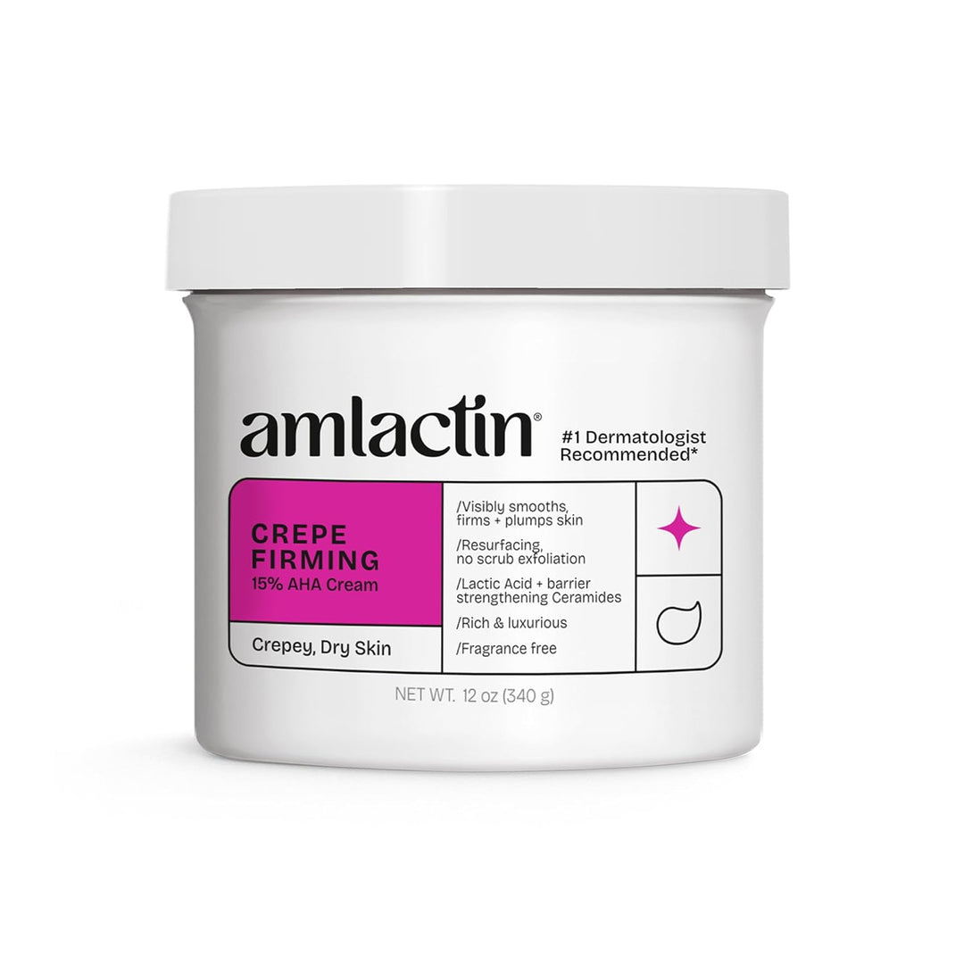 Crème raffermissante AmLactin Crepe avec 15 % d'acide lactique AHA