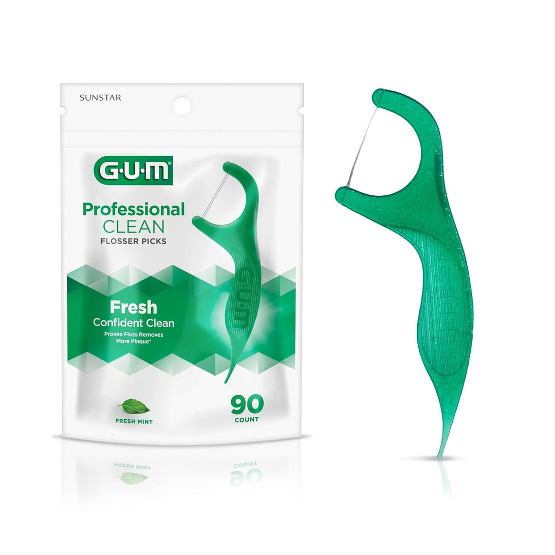Gum Comfort Slide Flosser - Flosdraad - Flossprikkers - Fresh Mint - 90 stuks