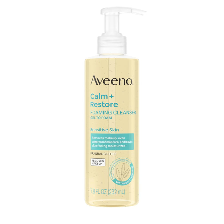 Aveeno Calm + Restore Foaming Cleanser