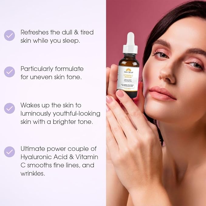 Skin Deva 20% Vitamin C Serum with Vitamin E Brighten & Protect