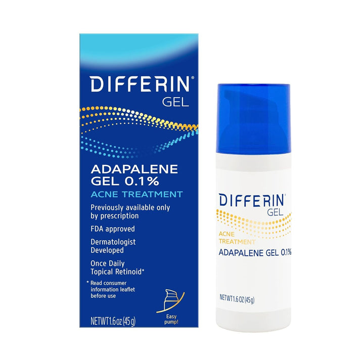 Differin - Adapaleen Gel 0,1% Acnebehandeling, Parfumvrij - 15 g