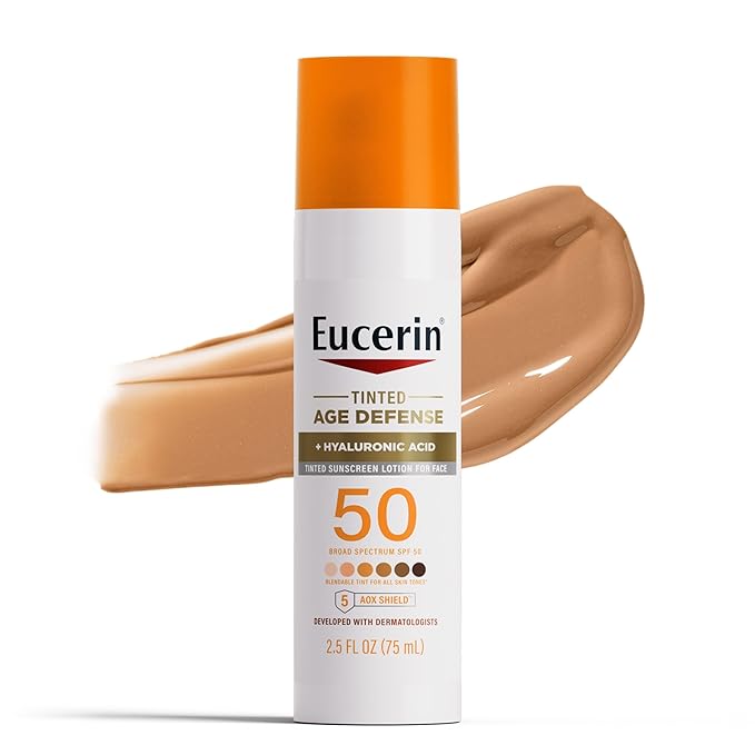 Eucerin - Age Defense Hypoallergenic, Fragrance Free Tinted Sunscreen SPF 50 - 75ml