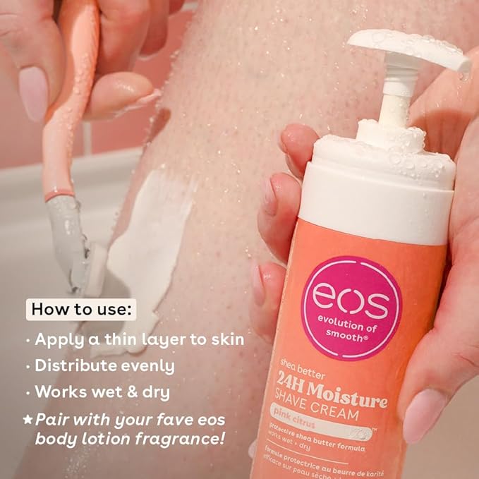 eos Shea Better Shaving Cream- Pink Citrus