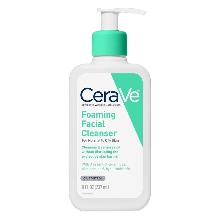CeraVe Foaming Facial Cleanser for Normal to Oily Skin Reinigingsgel - normale tot vette huid - 237ml
