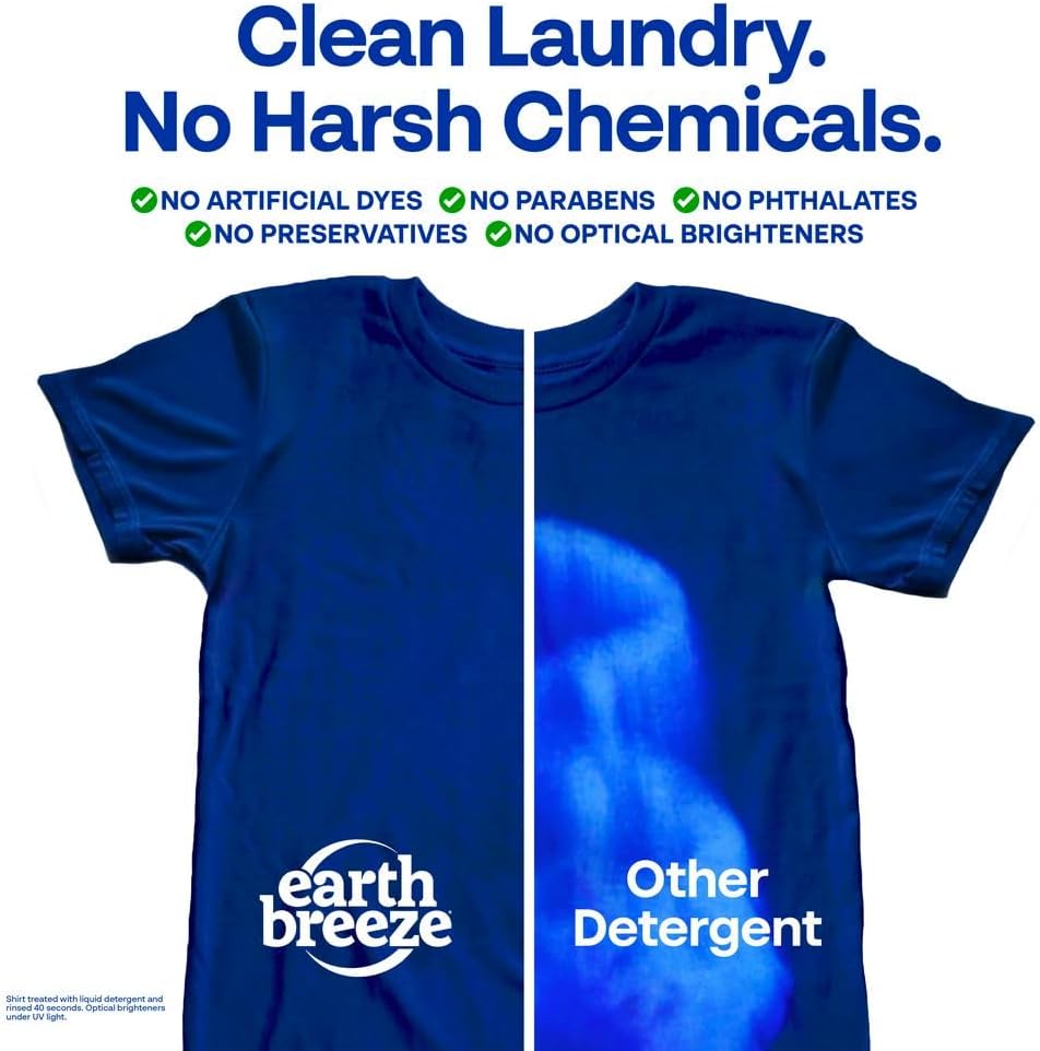 Earth Breeze Laundry Detergent Sheets Fragrance Free