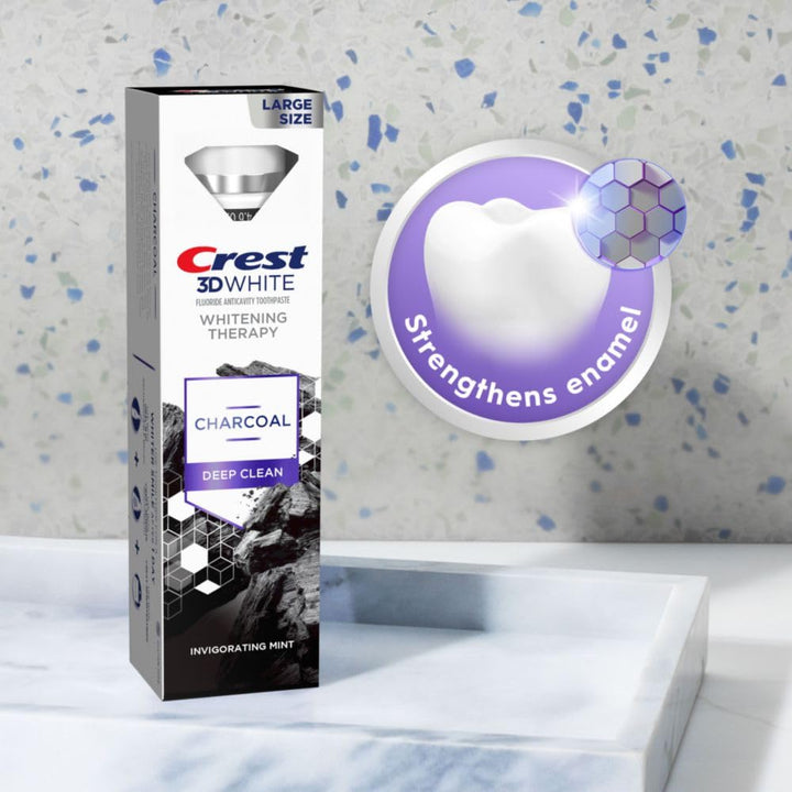 Crest 3D White Whitening Therapy Charcoal Deep Clean