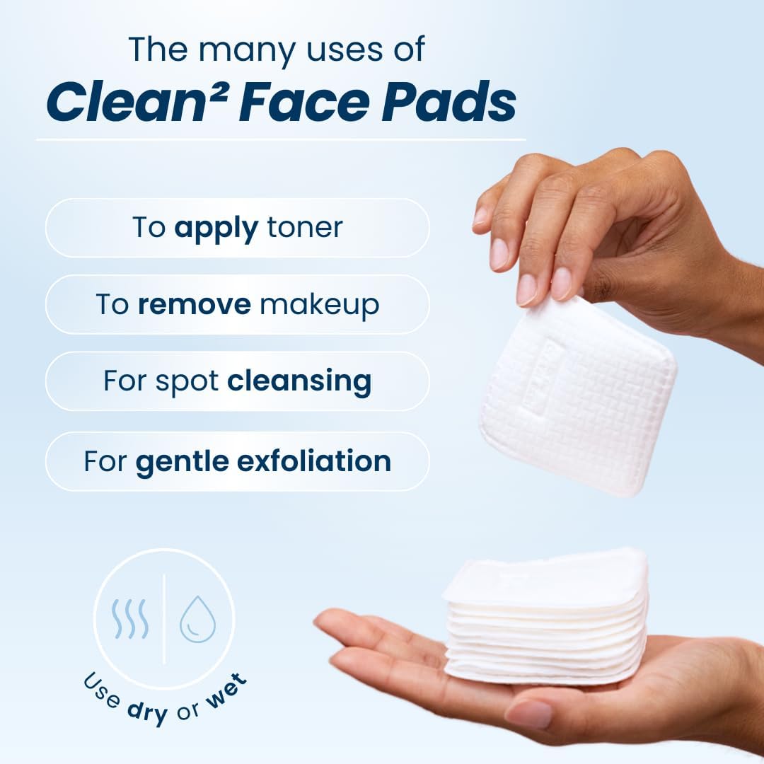 Clean Skin Club Clean² Pads 2.0 Organic Triple-Layer Face Pads
