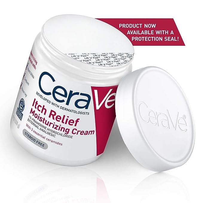 CeraVe vochtinbrengende crème voor verlichting van jeuk - 539 g