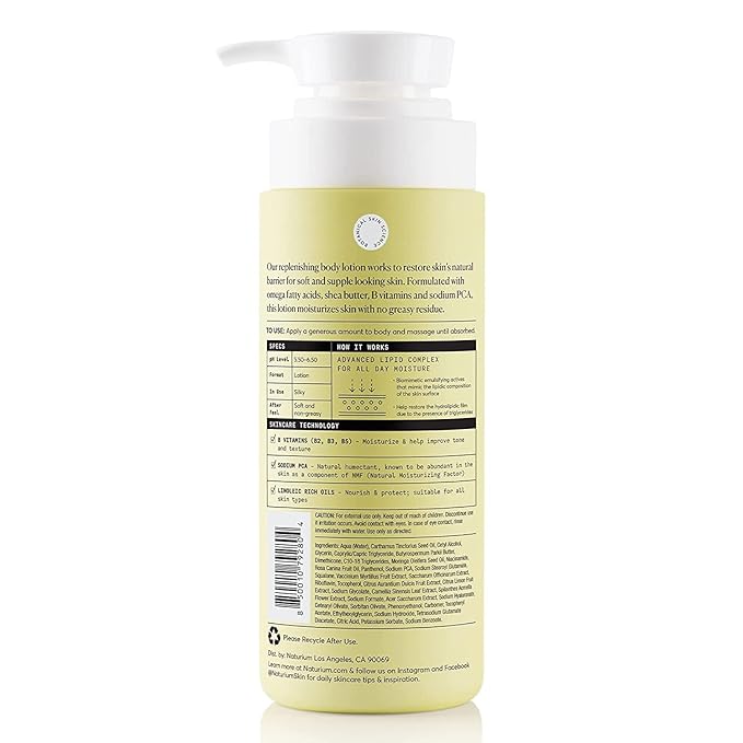 Naturium - Bio-Lipid Restoring Moisturizing Body Lotion - 2 x 414ml