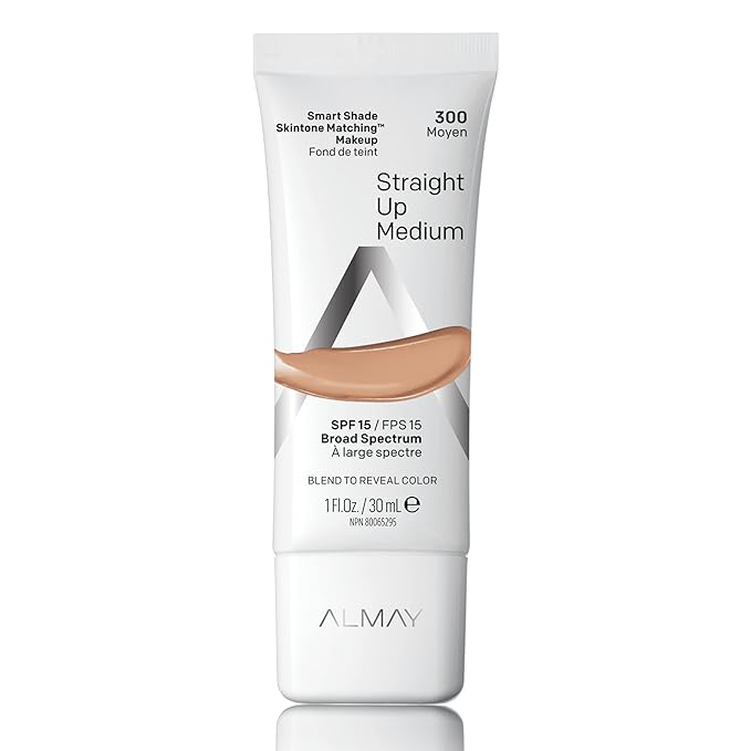 Almay  - Skintone Matching Foundation SPF 15 - Oil-Free & Hypoallergenic - 30ml