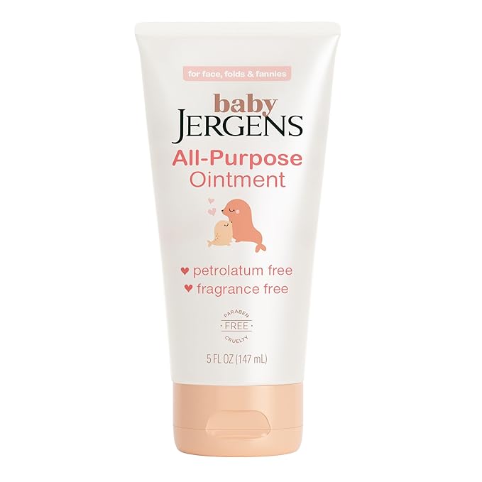 Jergens Baby All-Purpose Baby Ointment – Plant-Based Moisturizers Petrolatum Free - 147ml