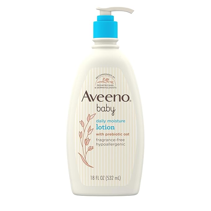 Aveeno - Baby - Dagelijkse vochtinbrengende bodylotion voor de gevoelige huid - Hypoallergeen - 532 ml