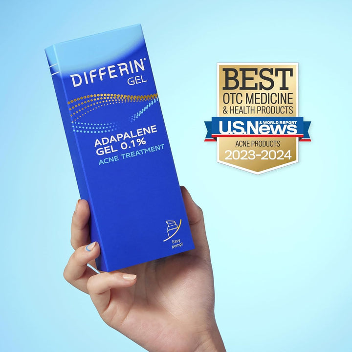 Differin - Adapaleen Gel 0,1% Acnebehandeling, Parfumvrij - 15 g
