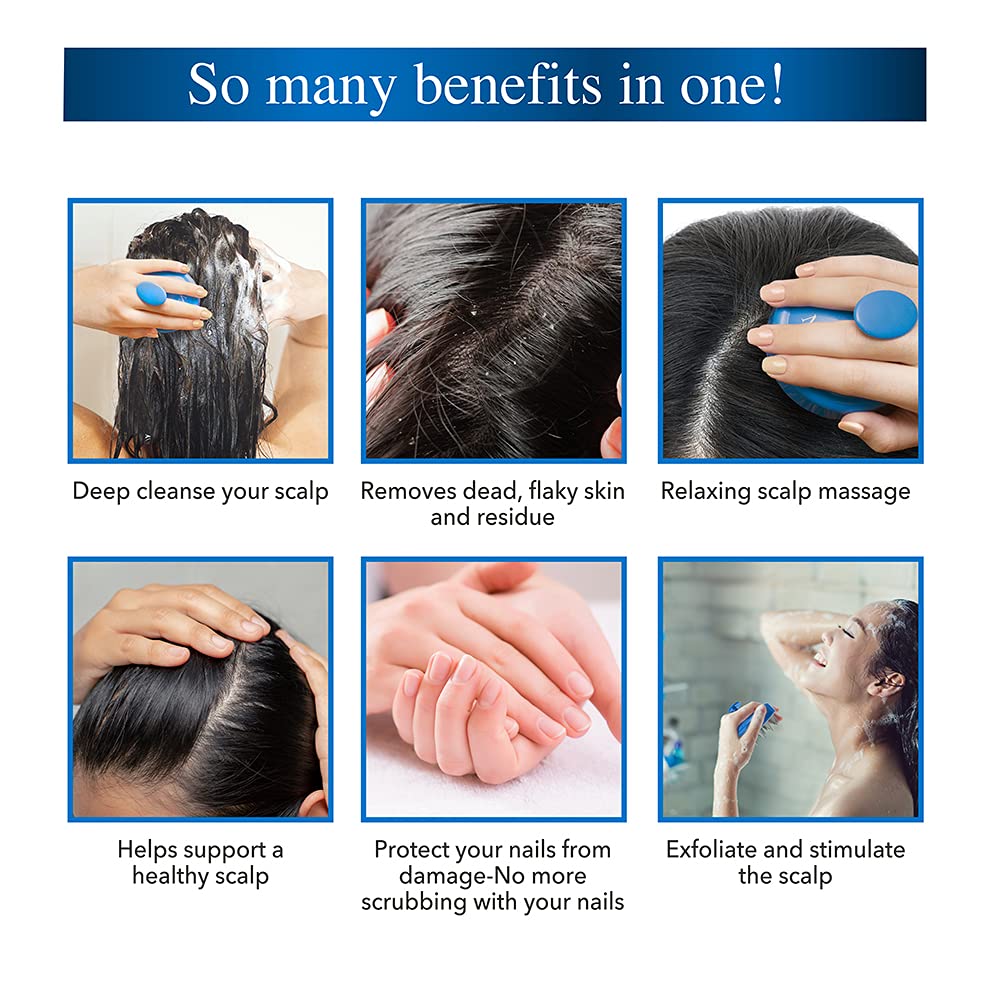 Nizoral Hair Shampoo Brush Soft Silicone Scalp Massager