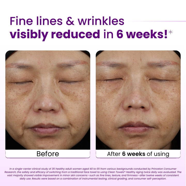 Clean Skin Club Healthy Aging Clean Towels XL 50 Count