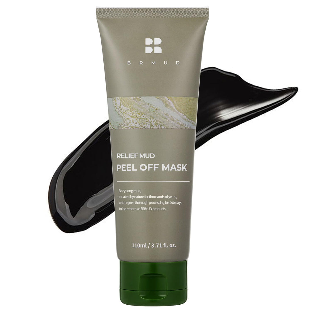 BRMUD Relief Mud Peel Off Mask Korean Skincare for All Skin Types